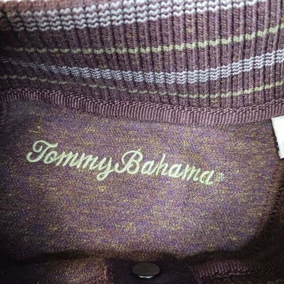 TOMMY BAHAMA Men's L Pullover Sweater Mock Neck - Picture 3 of 9